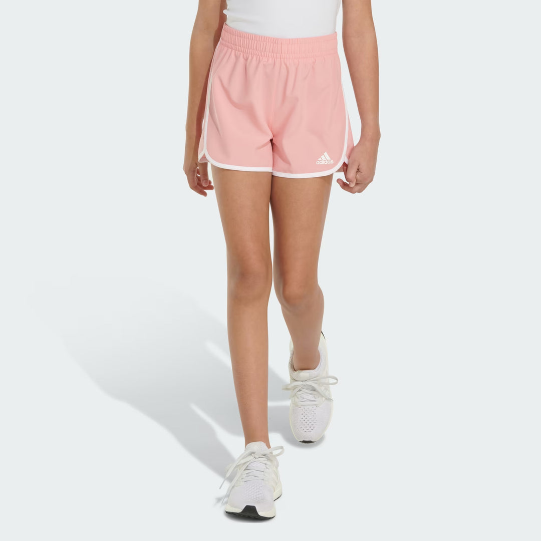 Adidas Elastic Waistband Woven Shorts with Binding