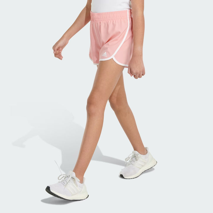 Adidas Elastic Waistband Woven Shorts with Binding