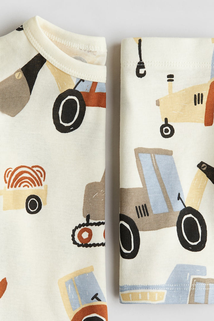 H&M Snug Fit Cotton Jersey Pajamas