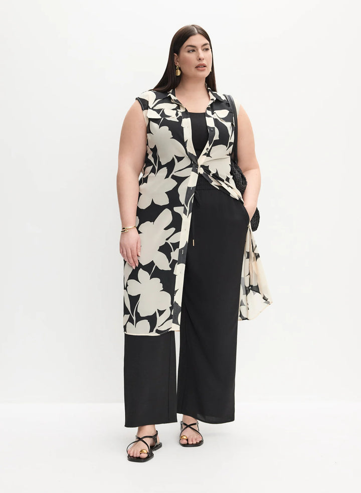LAURA Melanie Lyne - Floral Tunic Blouse