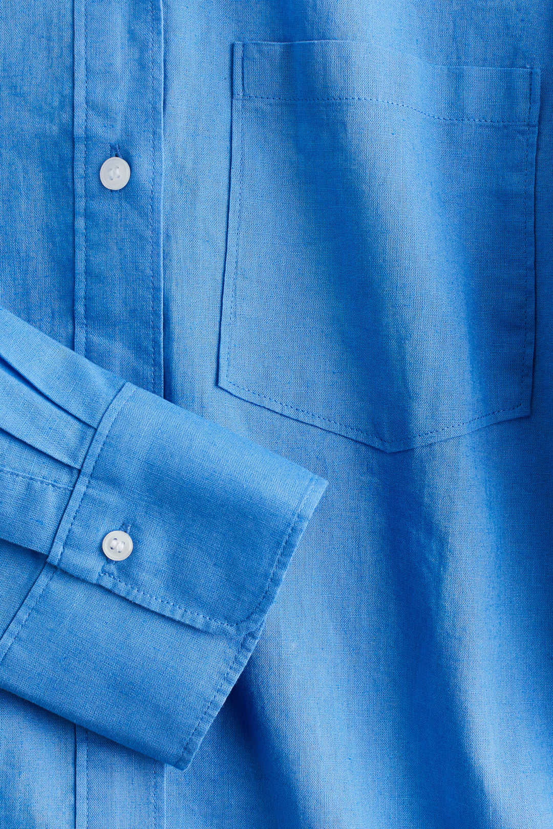 H&M Oversized Linen-Blend Shirt