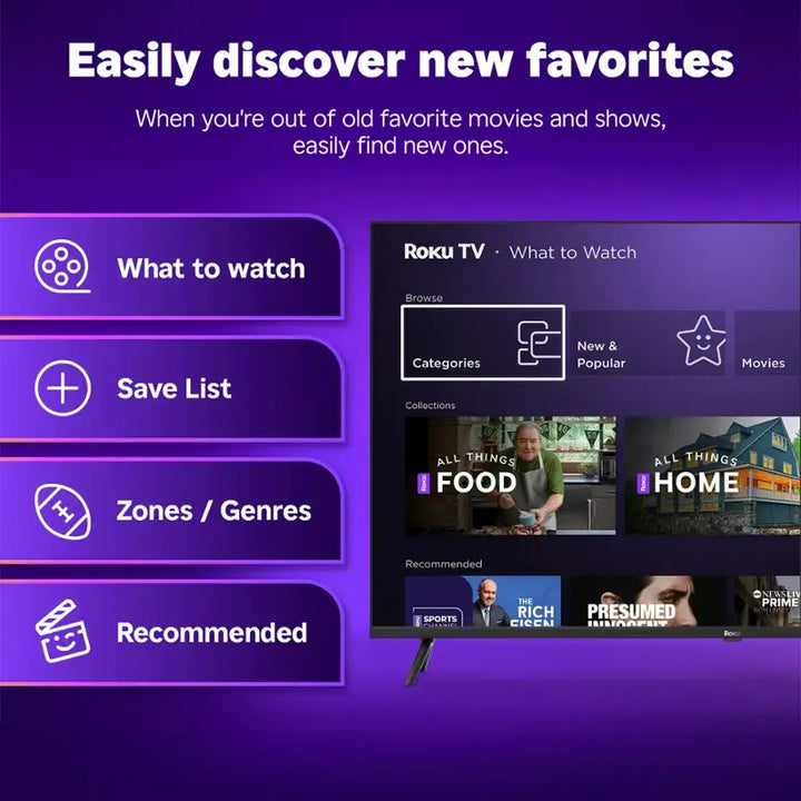 Roku - 55" Class Select Series 4K LED Smart RokuTV (2025)