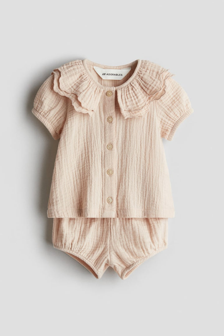H&M 2-Piece Cotton Muslin Set