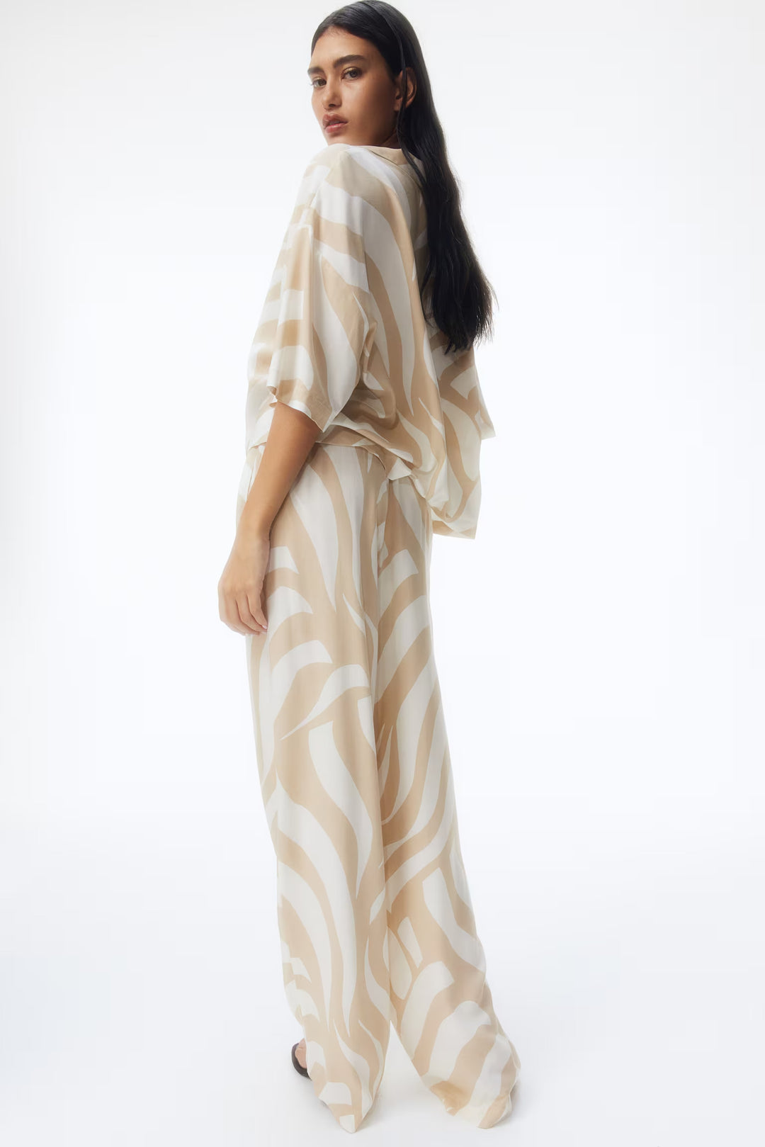 H&M Viscose Drawstring Pants