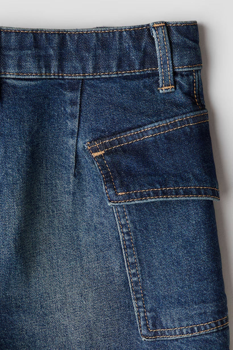 H&M Denim Cargo Shorts