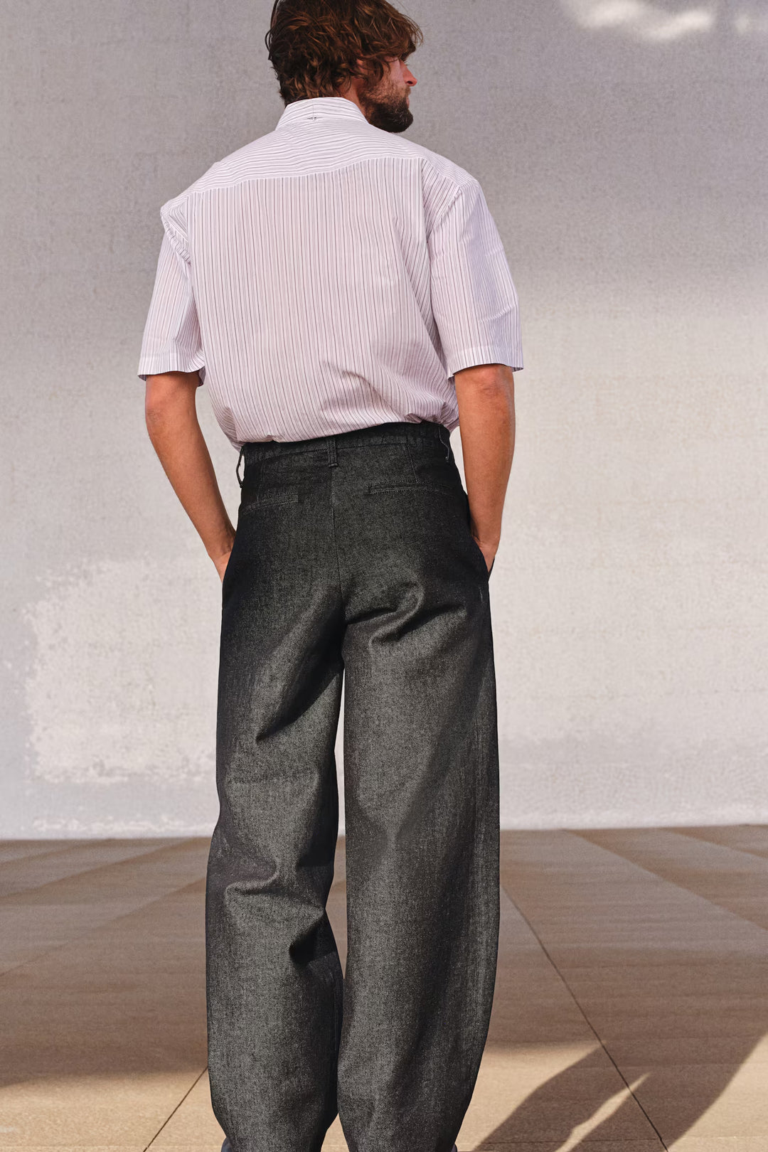 H&M Relaxed-Fit Denim Pants