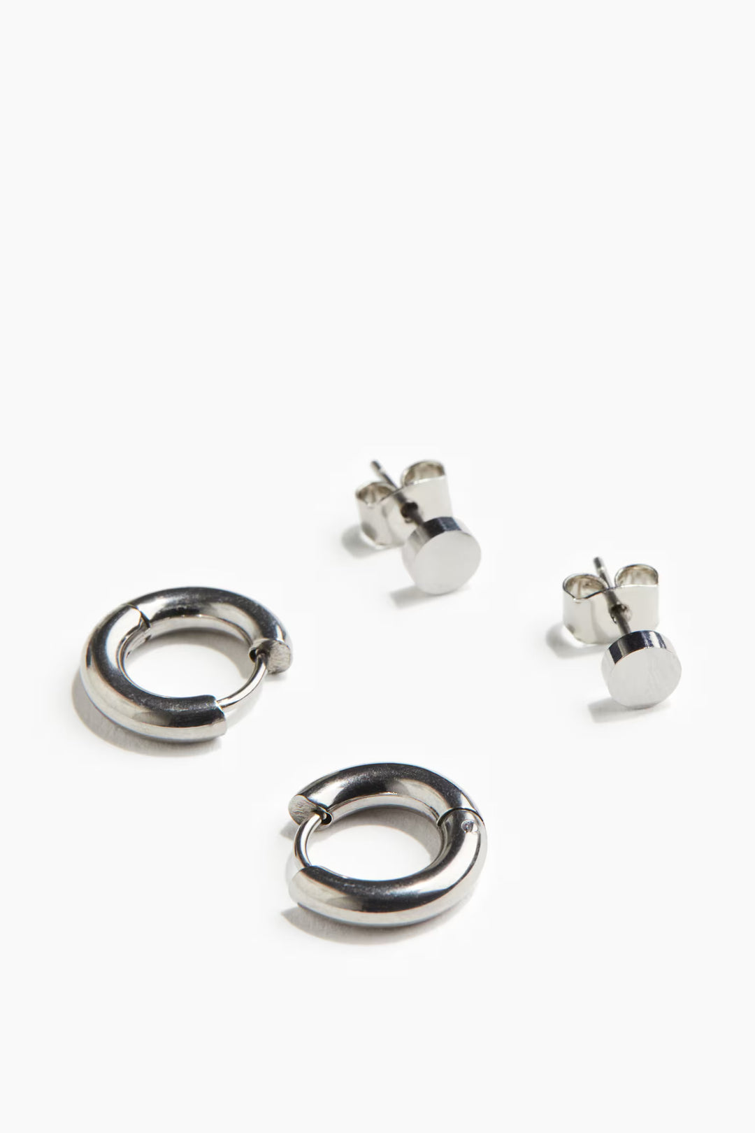 H&M 2 pairs Stainless Steel Earrings