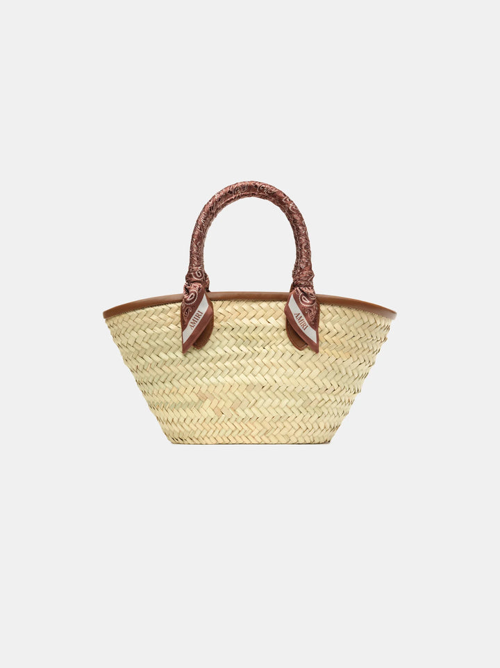 AMIRI  WOMEN'S MA RAFFIA MICRO TOTE