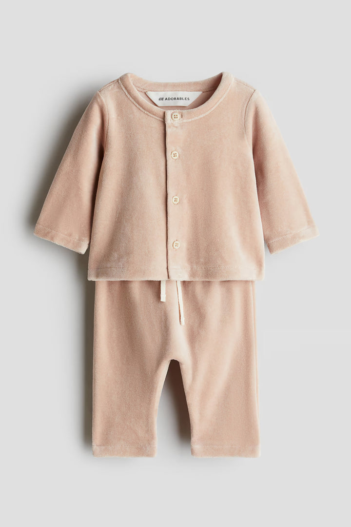 H&M 2-piece Velour Set