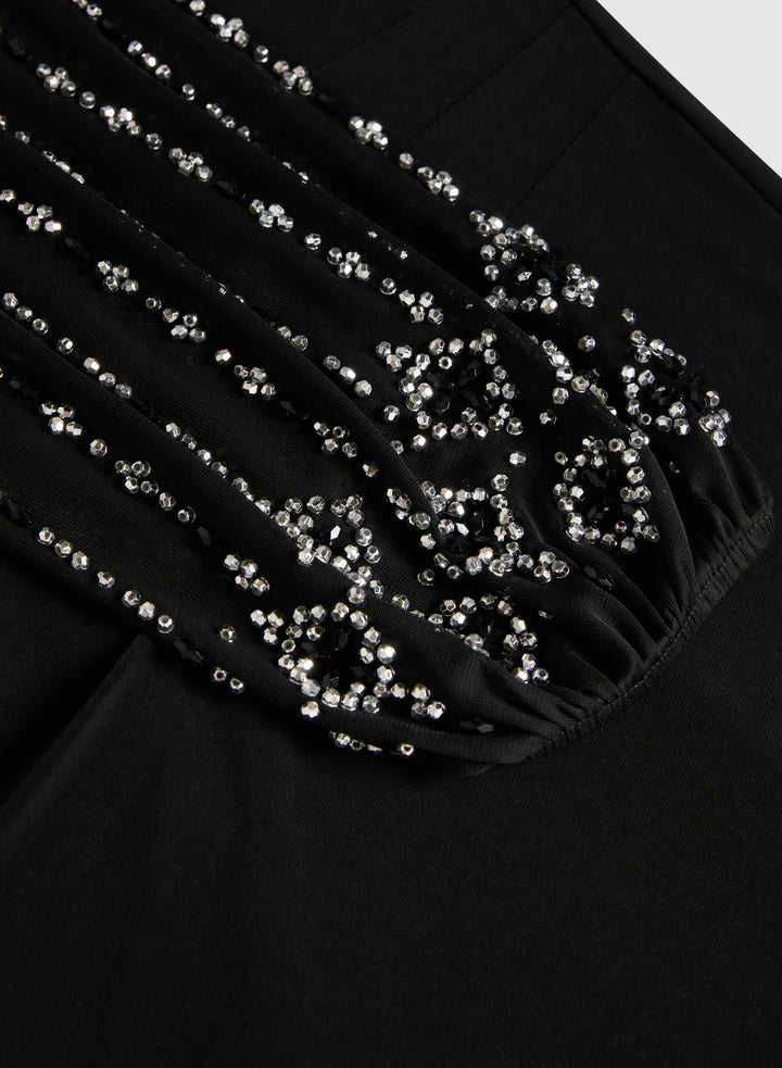 LAURA Beaded Sleeve Dress