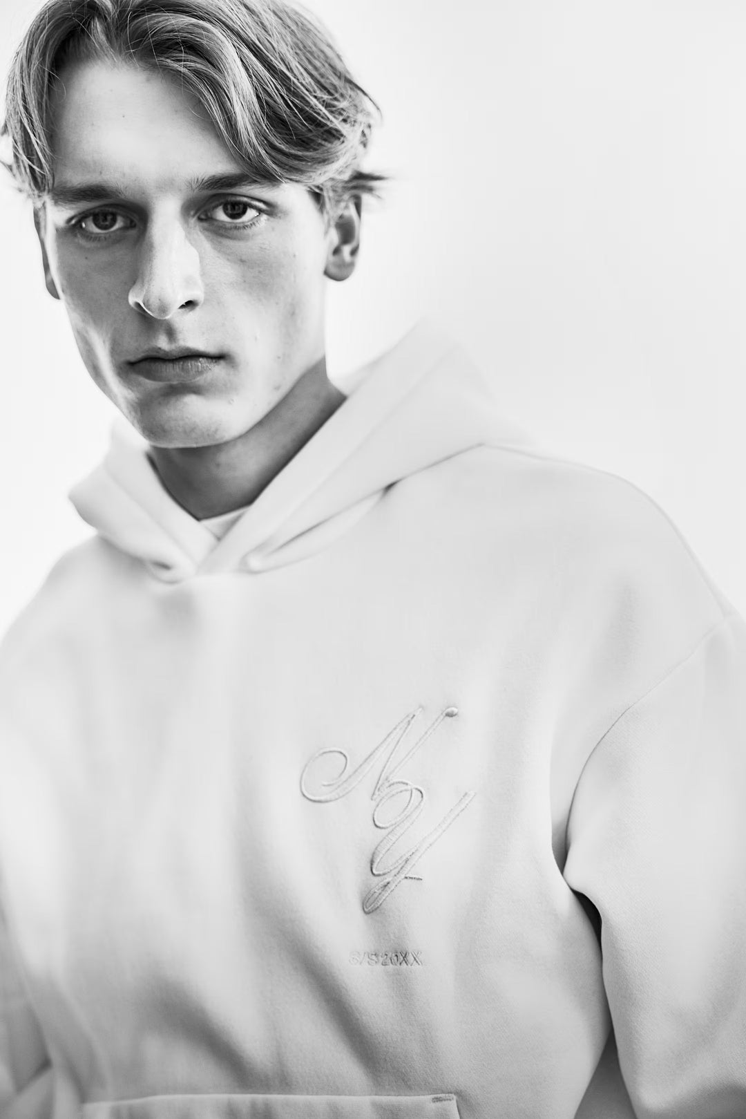 H&M Loose-Fit Printed Hoodie