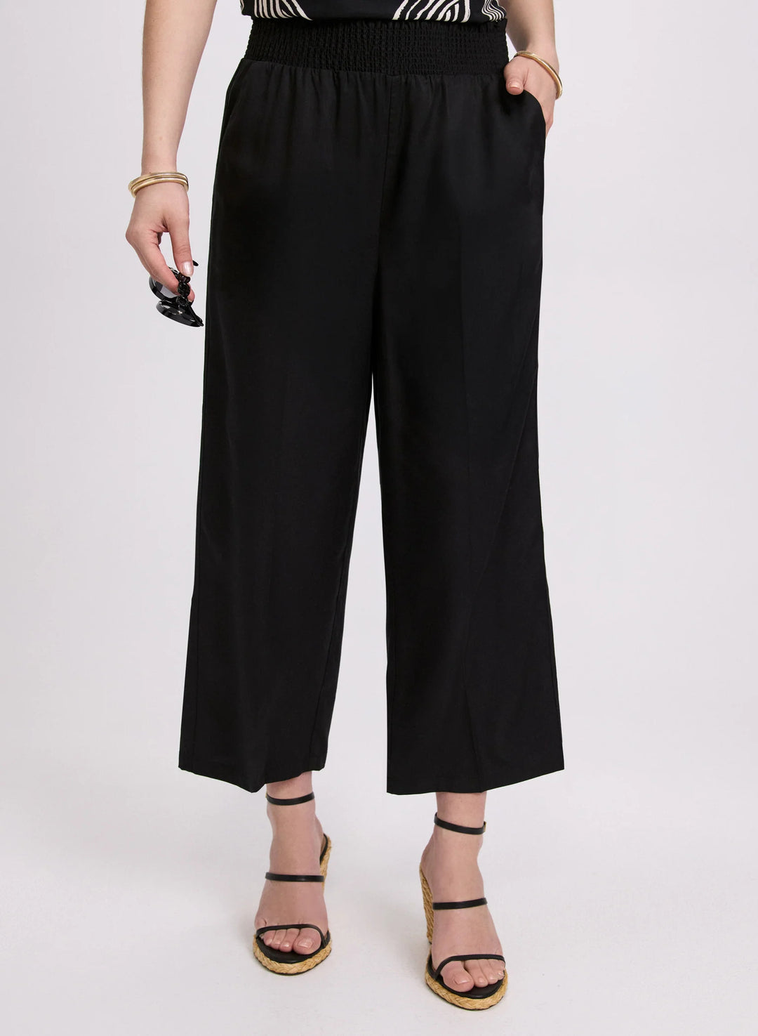 LAURA Smocked Waist Culottes