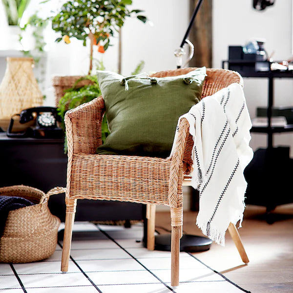 IKEA AGEN Armchair, rattan/bamboo