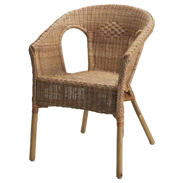 IKEA AGEN Armchair, rattan/bamboo