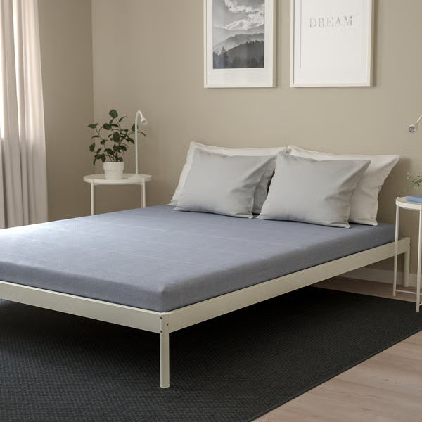 IKEA ÅGOTNES Foam mattress, firm/light blue, Full