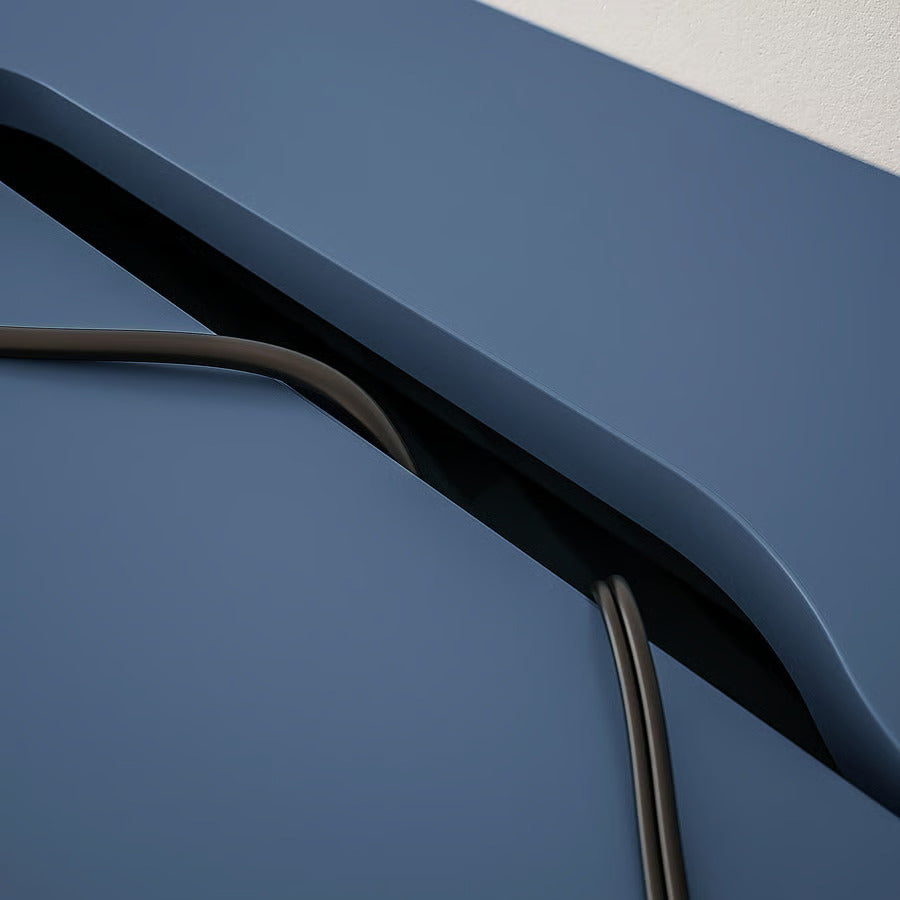 IKEA ALEX Desk, black-blue, 52x22 7/8 "