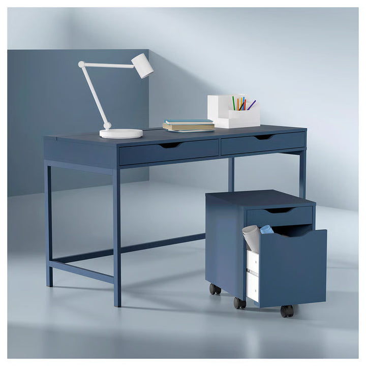 IKEA ALEX Desk, black-blue, 52x22 7/8 "
