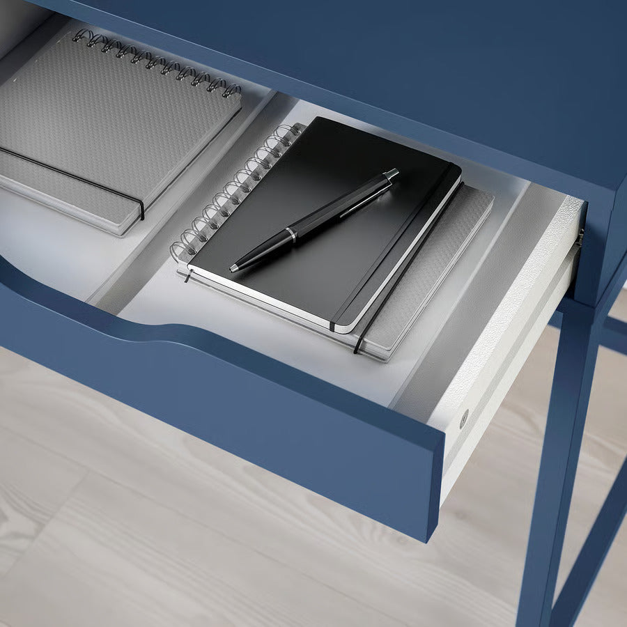 IKEA ALEX Desk, black-blue, 52x22 7/8 "