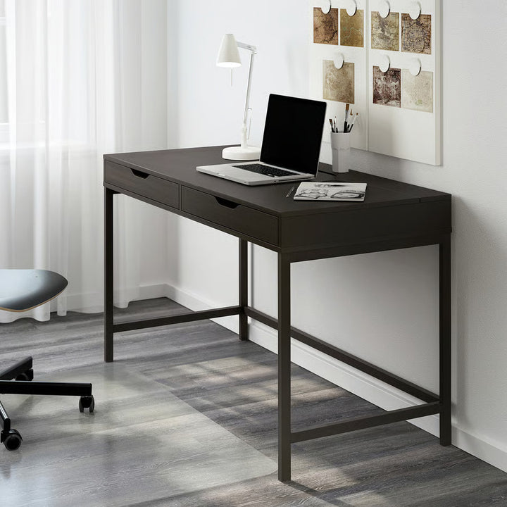 IKEA ALEX Desk, black-blue, 52x22 7/8 "