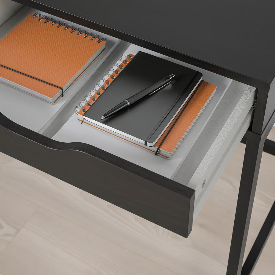 IKEA ALEX Desk, black-blue, 52x22 7/8 "