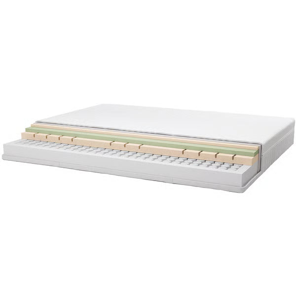 IKEA ÅNNELAND Hybrid mattress, plush/white, Full
