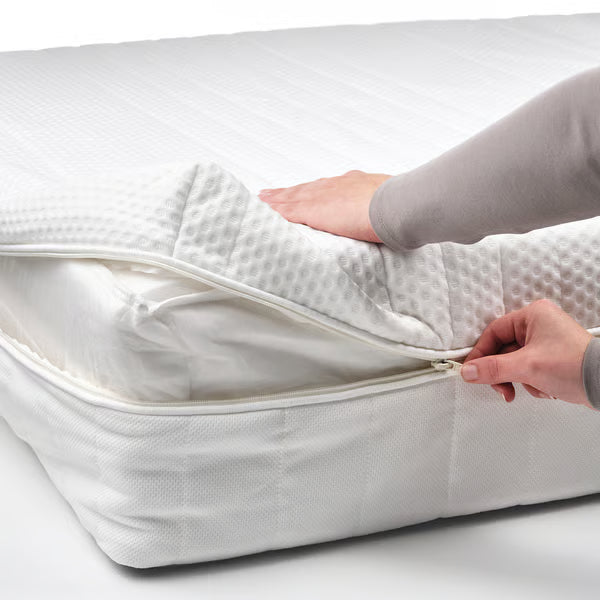 IKEA ÅNNELAND Hybrid mattress, medium firm/white, Twin