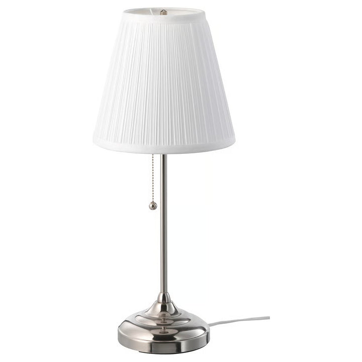 Ikea ÅRSTID Table lamp, brass/white