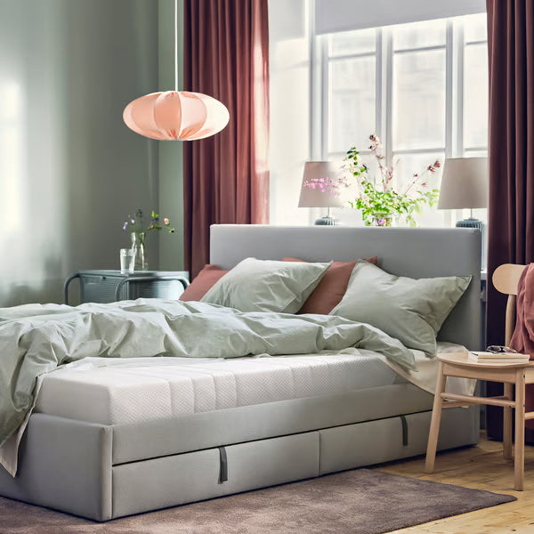 IKEA ÅSBYGDA Foam mattress, firm/white, Twin