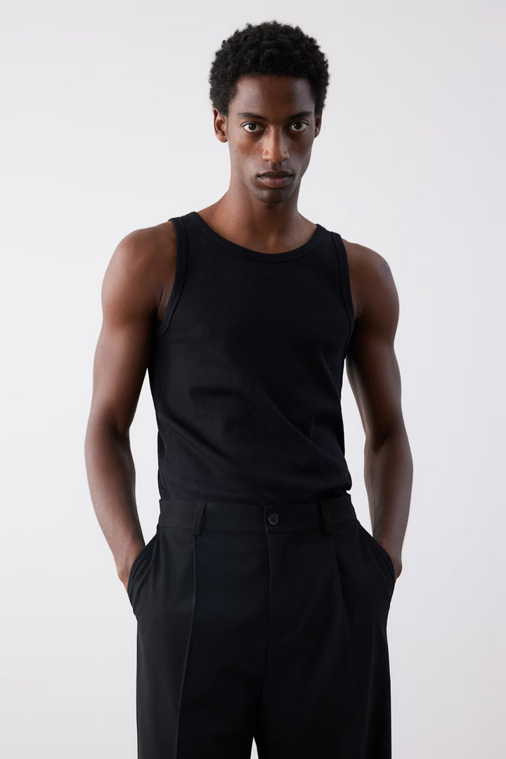 H&M Slim Fit Ribbed Tank Top