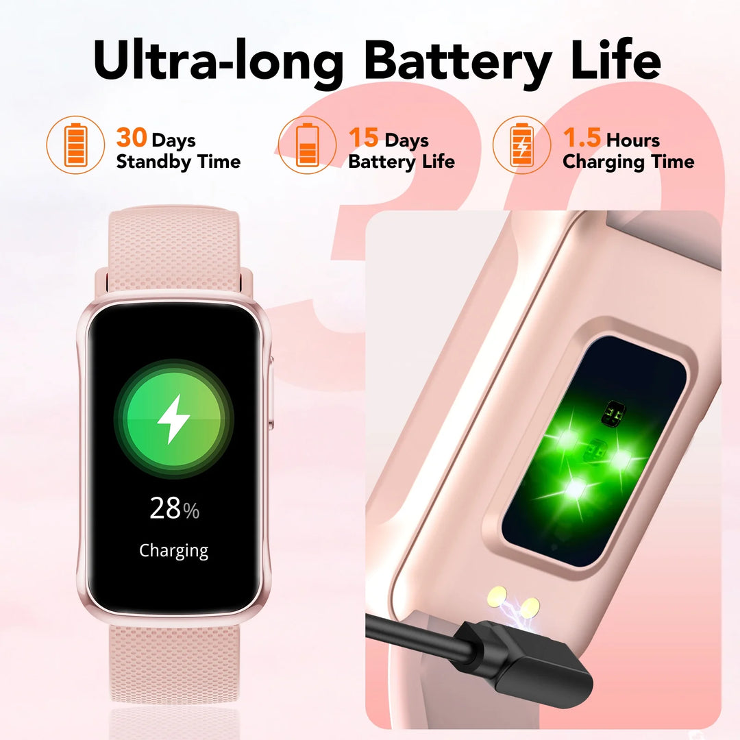 Tikland 2025 New Fitness Tracker, 1.47" Smartwatch with 24 Modos Deportivos, Step Counter, Answer/Make Calls, IP68 Waterproof Activity Trackers Compatible with Android and iPhone