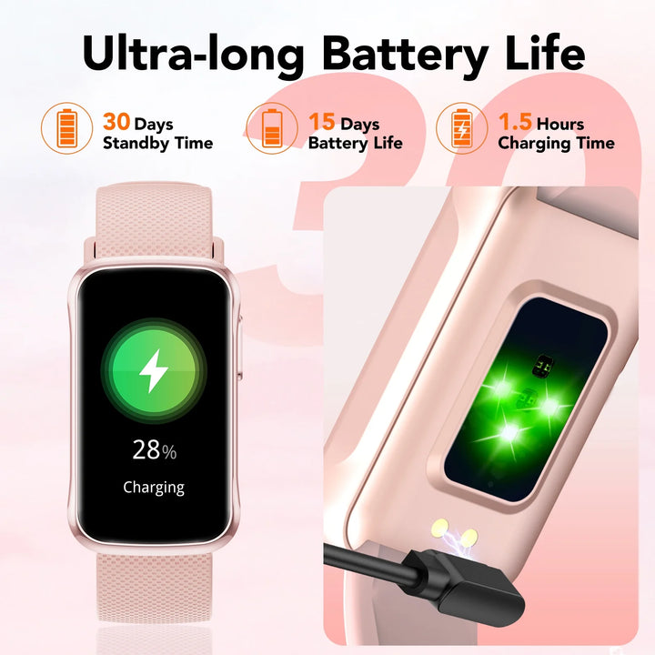 Tikland 2025 New Fitness Tracker, 1.47" Smartwatch with 24 Modos Deportivos, Step Counter, Answer/Make Calls, IP68 Waterproof Activity Trackers Compatible with Android and iPhone