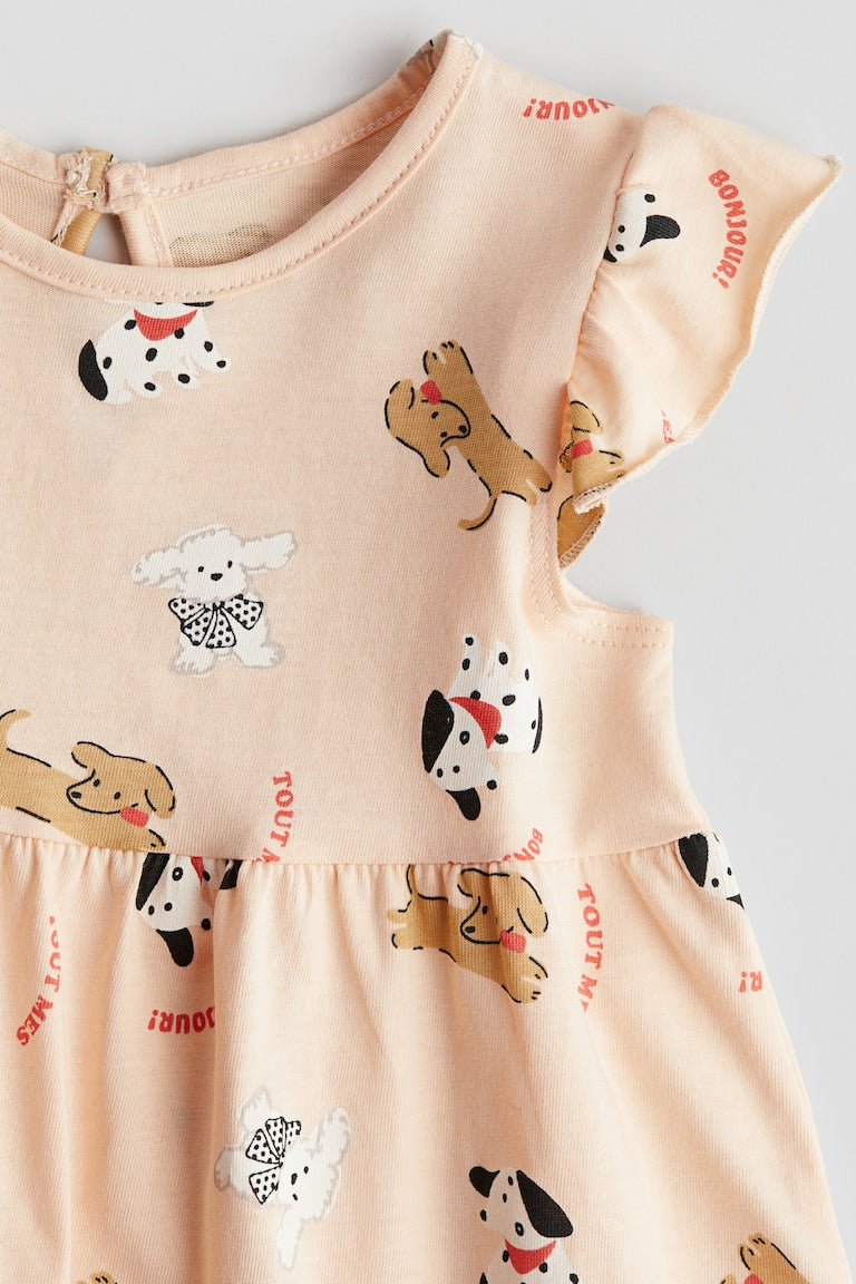 H&M Printed Cotton Dress