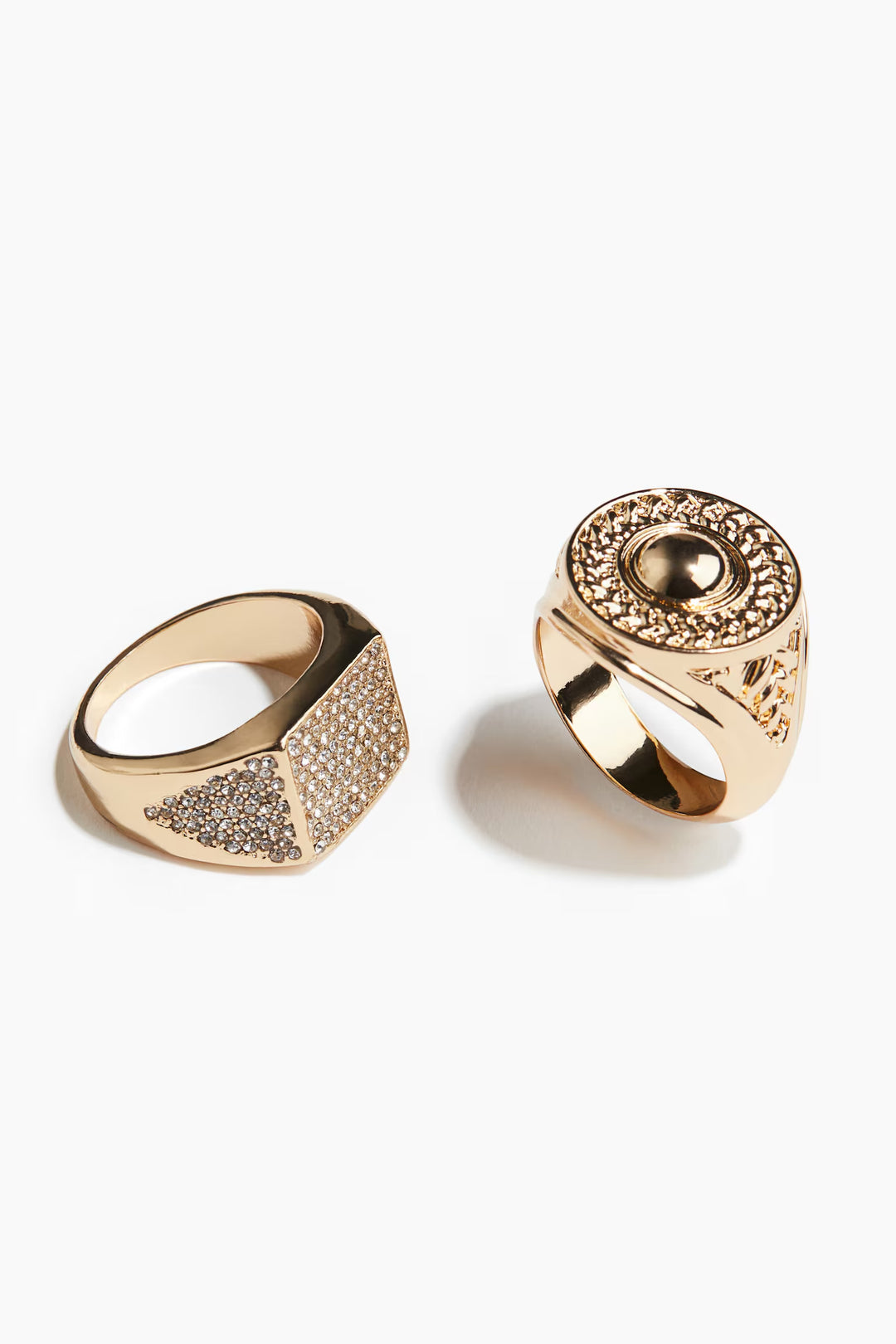 H&M 2-pack Signet Rings