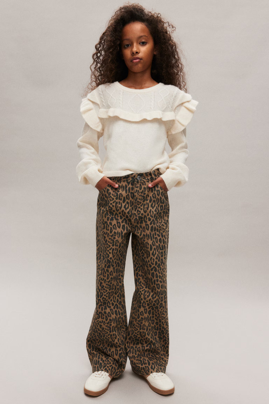 H&M Ruffle-Trimmed Sweater