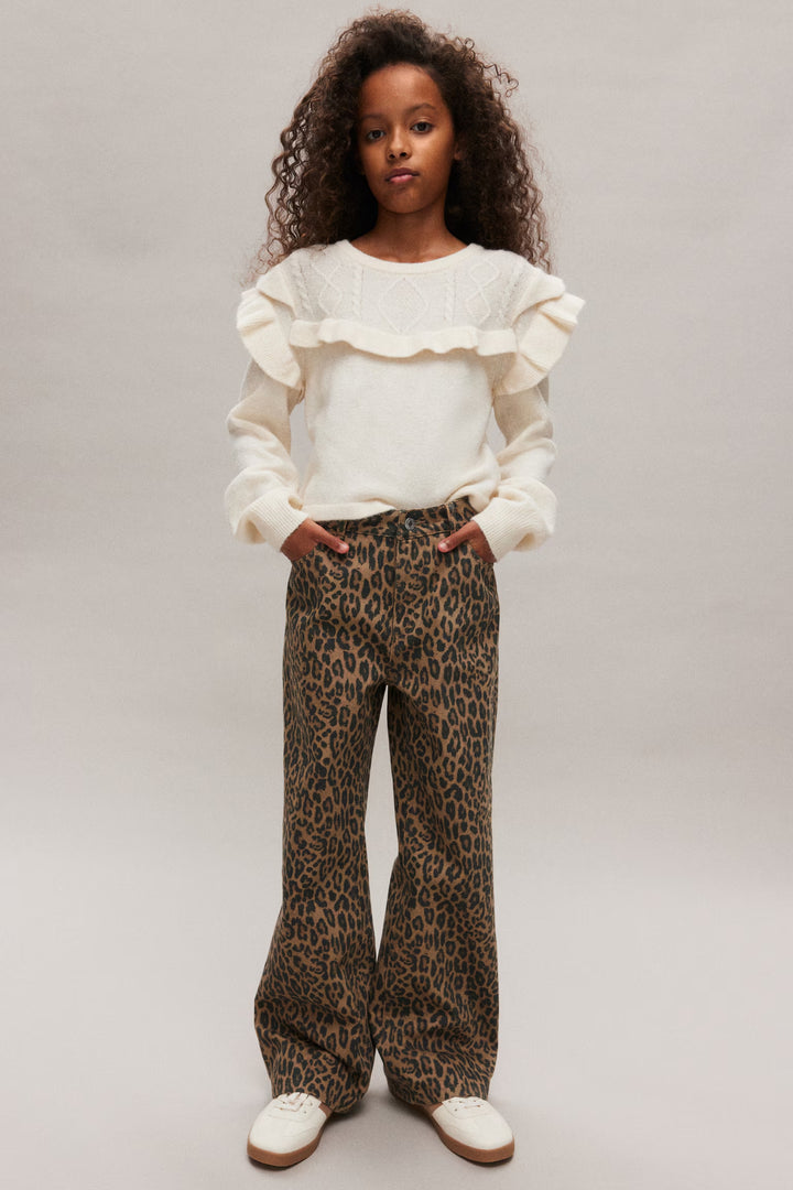 H&M Ruffle-Trimmed Sweater