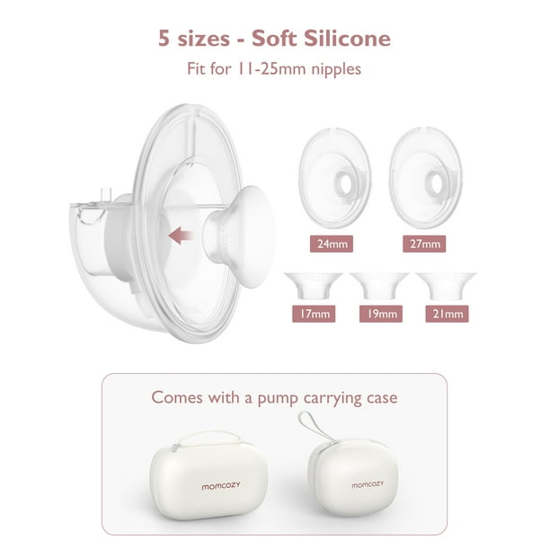 Momcozy M5 Hands Free Breast Pump, Wearable Breast Pump with 3 Modes & 9 Levels