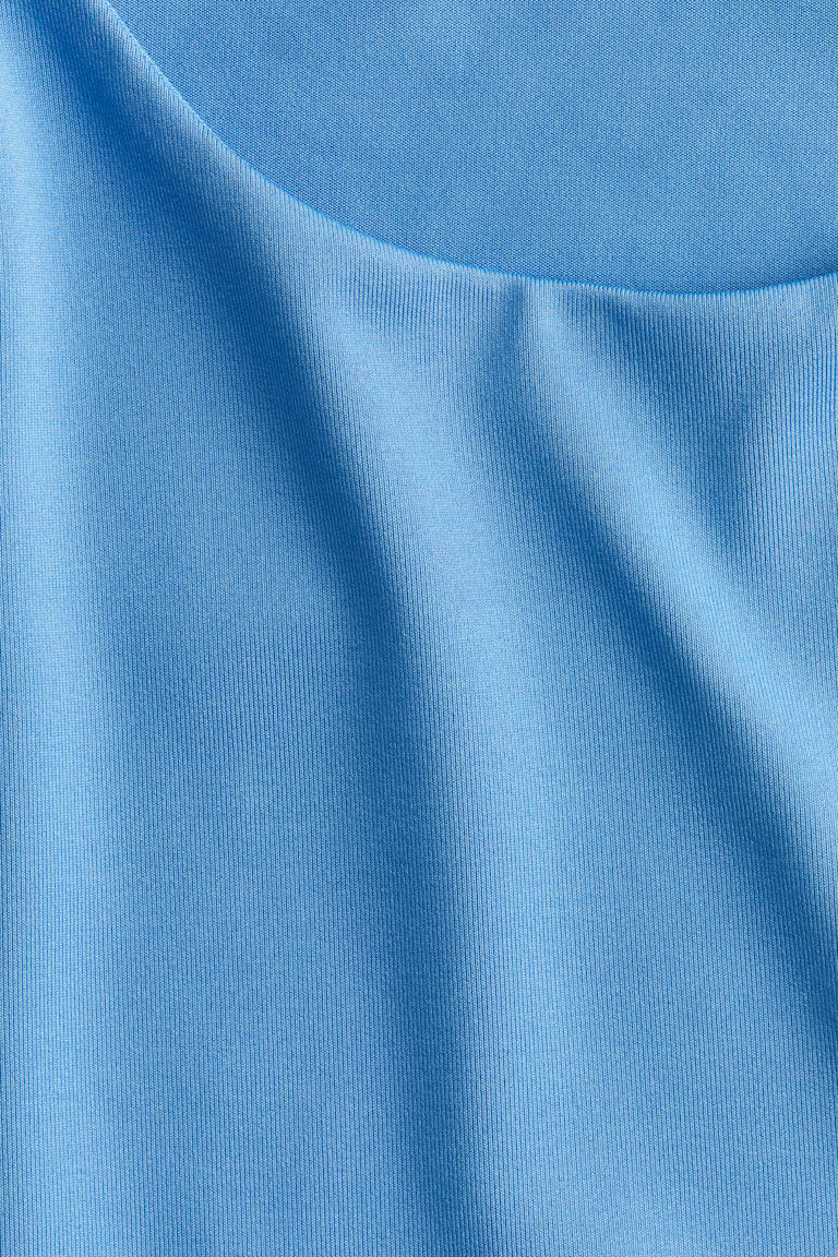 H&M Cropped Microfiber Tank Top