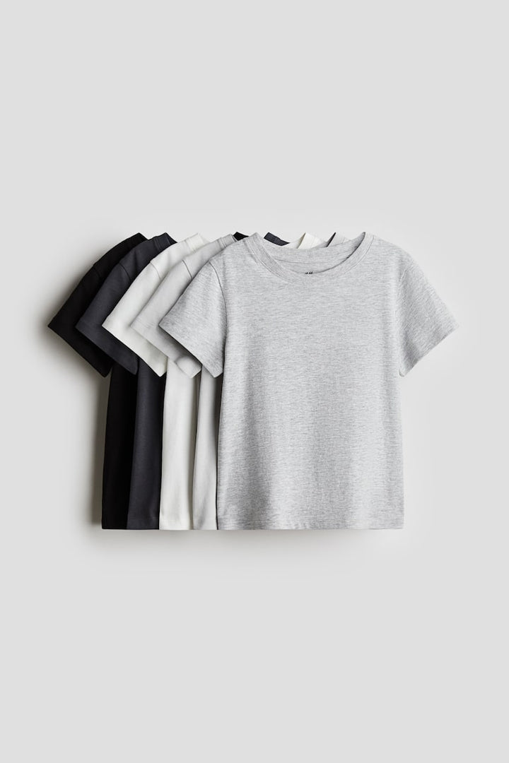H&M 5-pack Cotton T-shirts