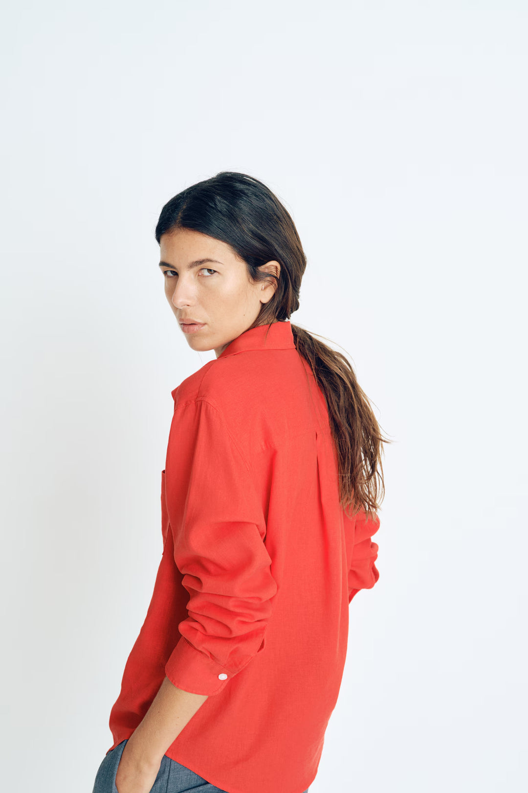 H&M Linen-blend Shirt