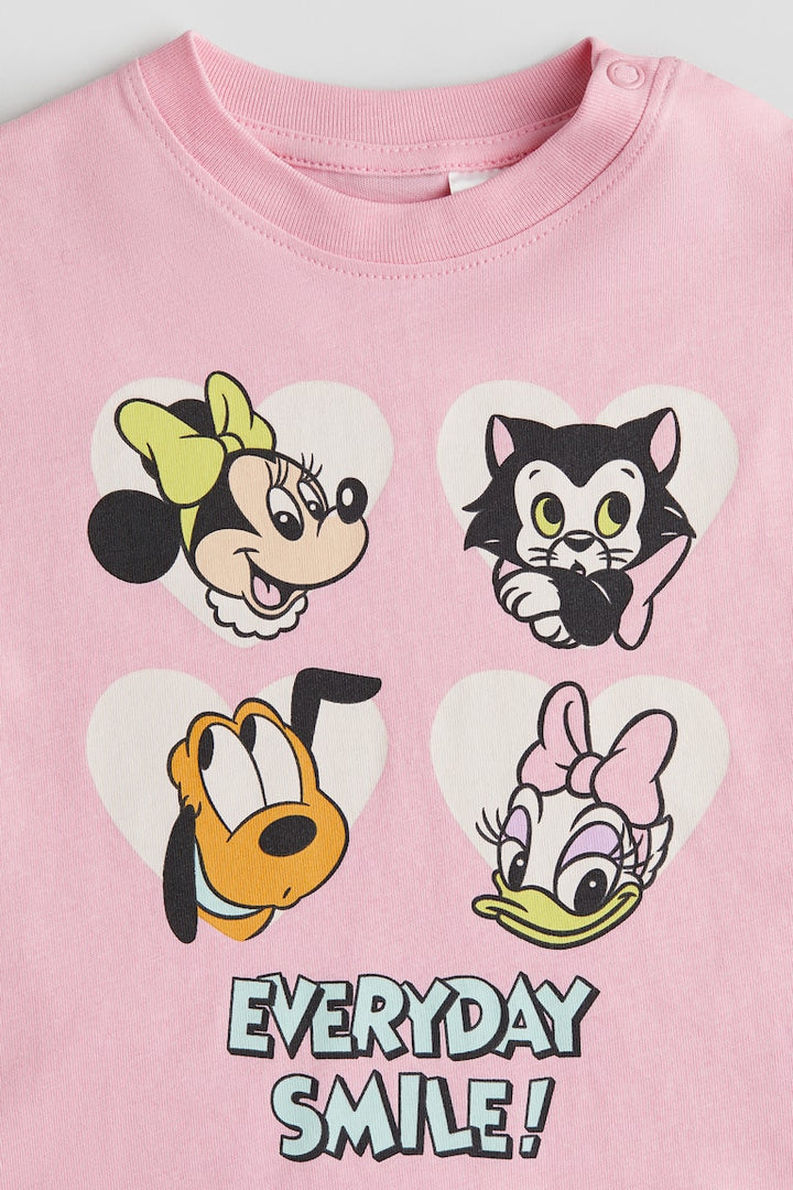 H&M T-Shirt with Printed Motif