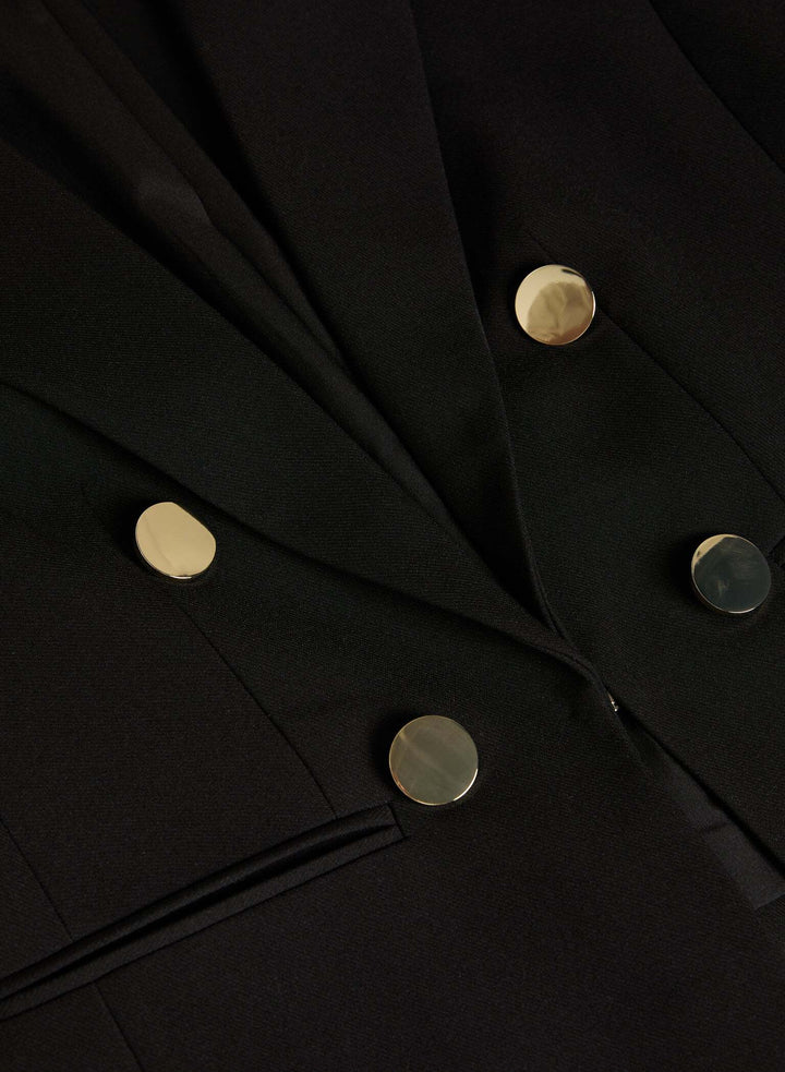 LAURA Cropped Double-Breasted Blazer
