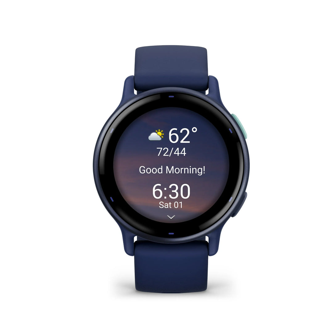Garmin vivoactive® 5, Health and Fitness GPS Smartwatch, AMOLED Display, Up To 11 Days Of Battery, Navy