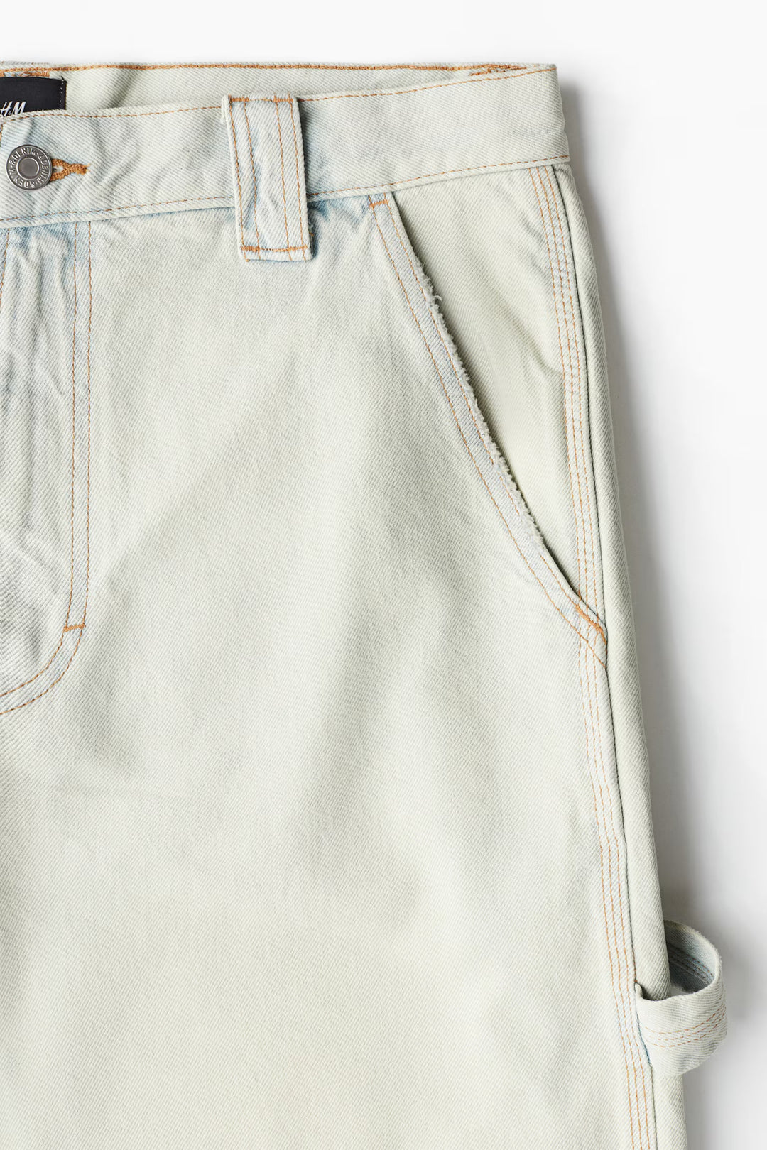 H&M Baggy Denim Carpenter Shorts