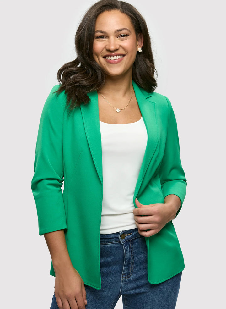 LAURA 3/4 Sleeve Open Blazer