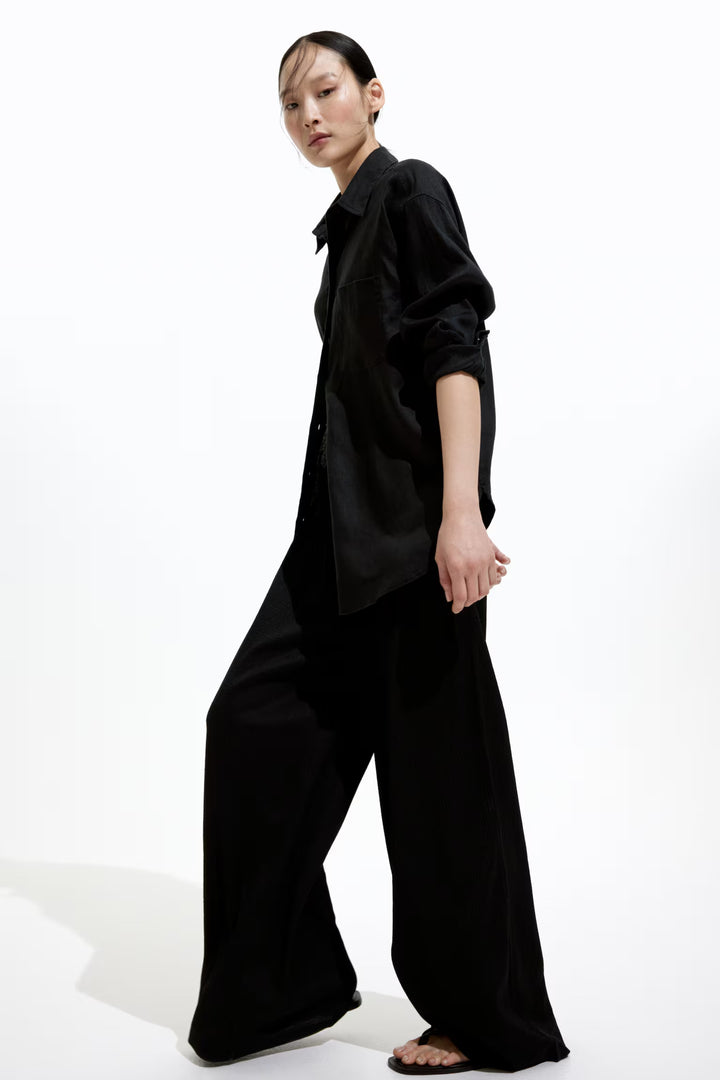 H&M Wide-cut Pull-on Pants