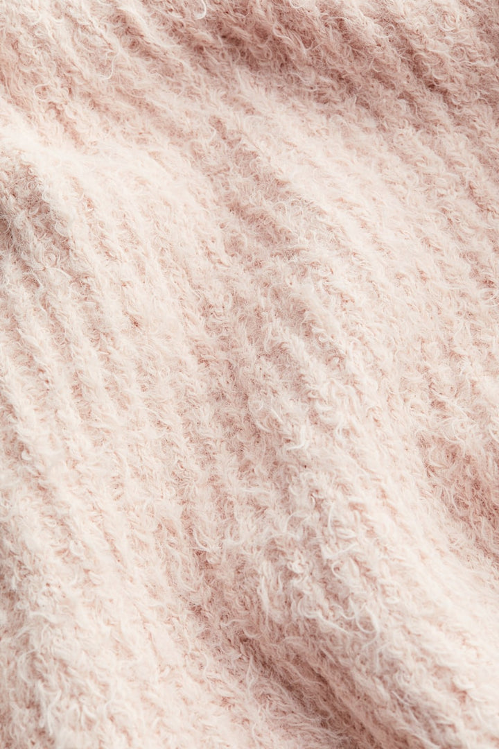 H&M Flared Fluffy-Knit Skirt