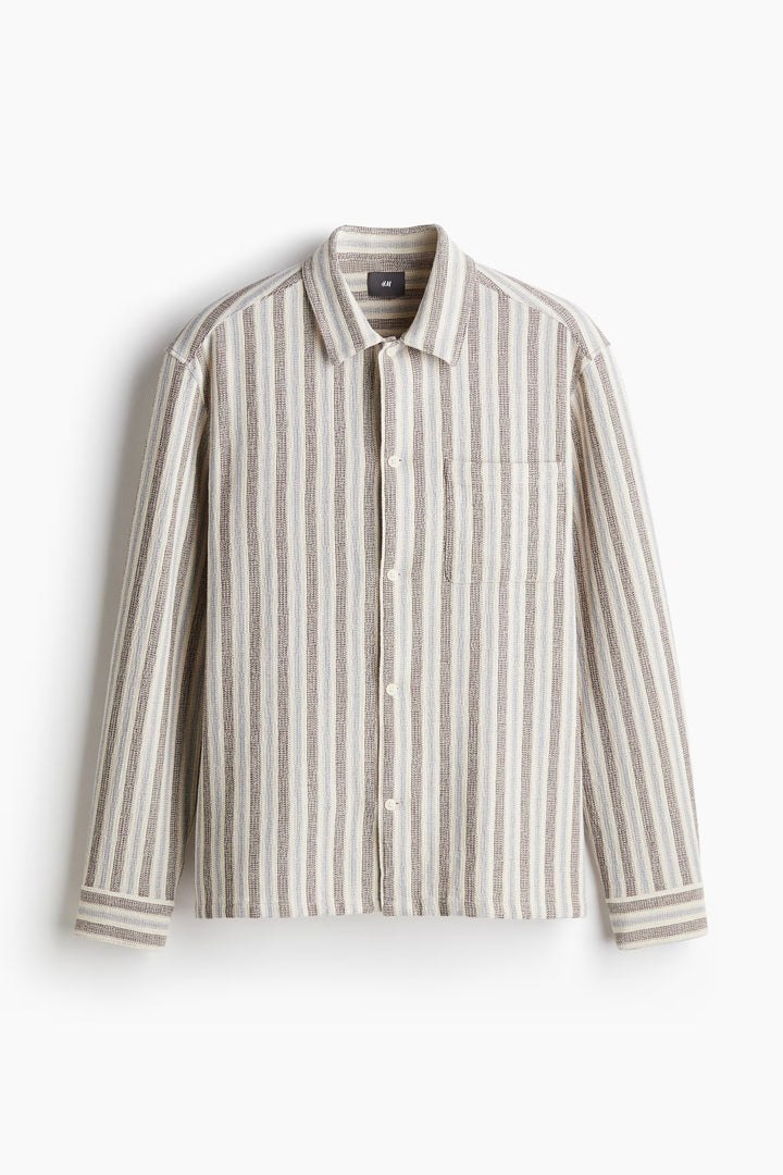 H&M Regular-Fit Textured Shirt