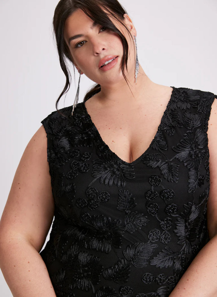 LAURA Soutache Lace Embroidered Dress