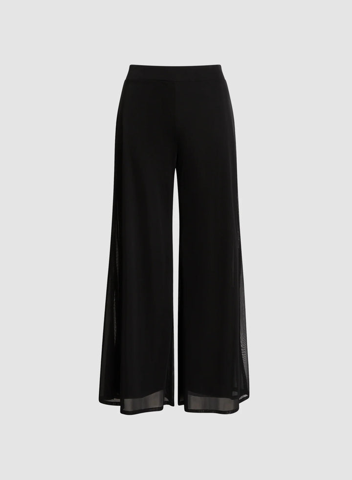 LAURA Olivia Chiffon Wide-Leg Pants - Regular