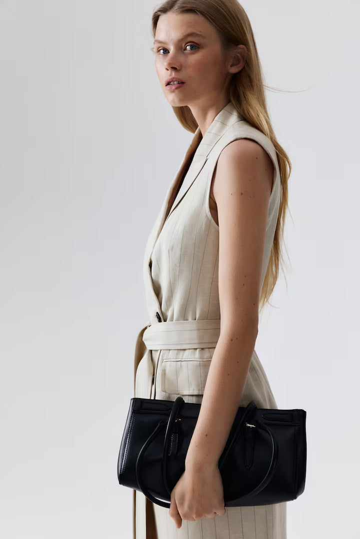 H&M Linen-blend Jacket Dress